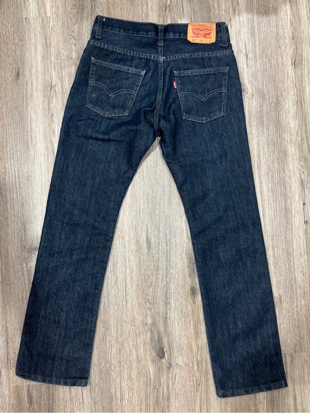 Levi's 511 Slim Dark Blue Straight Leg Jeans 14 Reg Boys